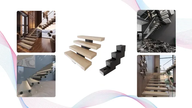 ZigZag ARC floating stair beam configuration in Palm Beach